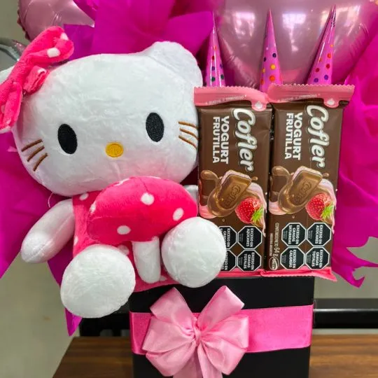 Box hello kitty rosa